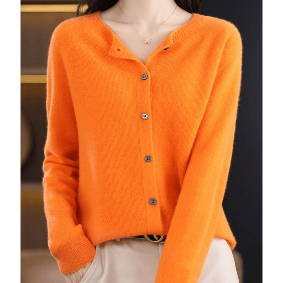 Women's V-Neck Knit Cardigan
