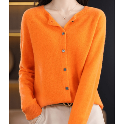 Women's V-Neck Knit Cardigan