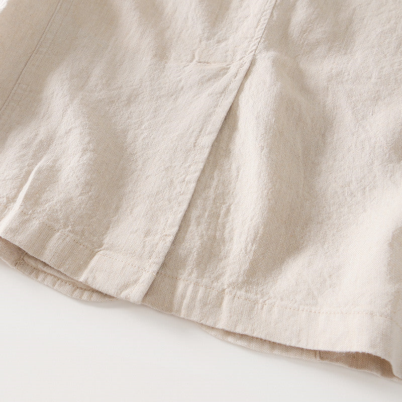 Men's Vintage Linen Jacket – Lightweight Blazer