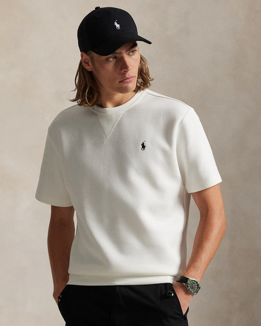 Rɑlph Lɑuren - Double-Knit Short-Sleeve Sweatshirt