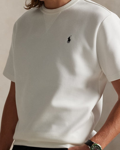 Rɑlph Lɑuren - Double-Knit Short-Sleeve Sweatshirt